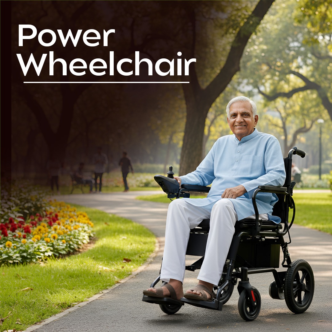 Power Wheelchair — motorized electric wheelchair for mobility independence
