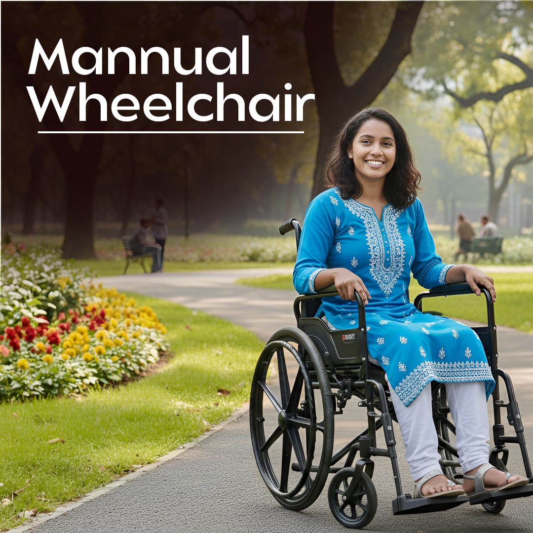 Manual Wheelchair — lightweight foldable wheelchair for daily mobility