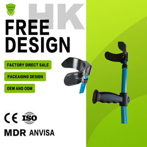 Rehabilitation Medical Crutches Foldable Support Crutch