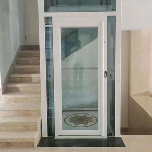 Glass Cabin Hydraulic Vertical Mast Lift