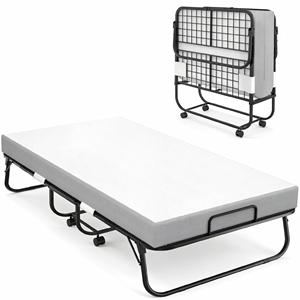 Modern Adjustable Folding Bed Mattress Rollaway Multi-Functional Bedroom Memory Foam
