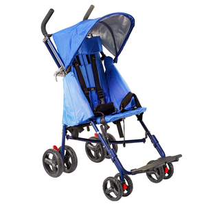 Lightweight Aluminum Alloy Waterproof Folding Pediatric Wheelchair