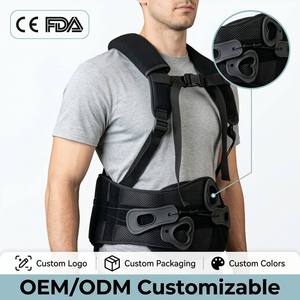 Ergonomic Back Brace with 4-Heart-Tab Pulley System