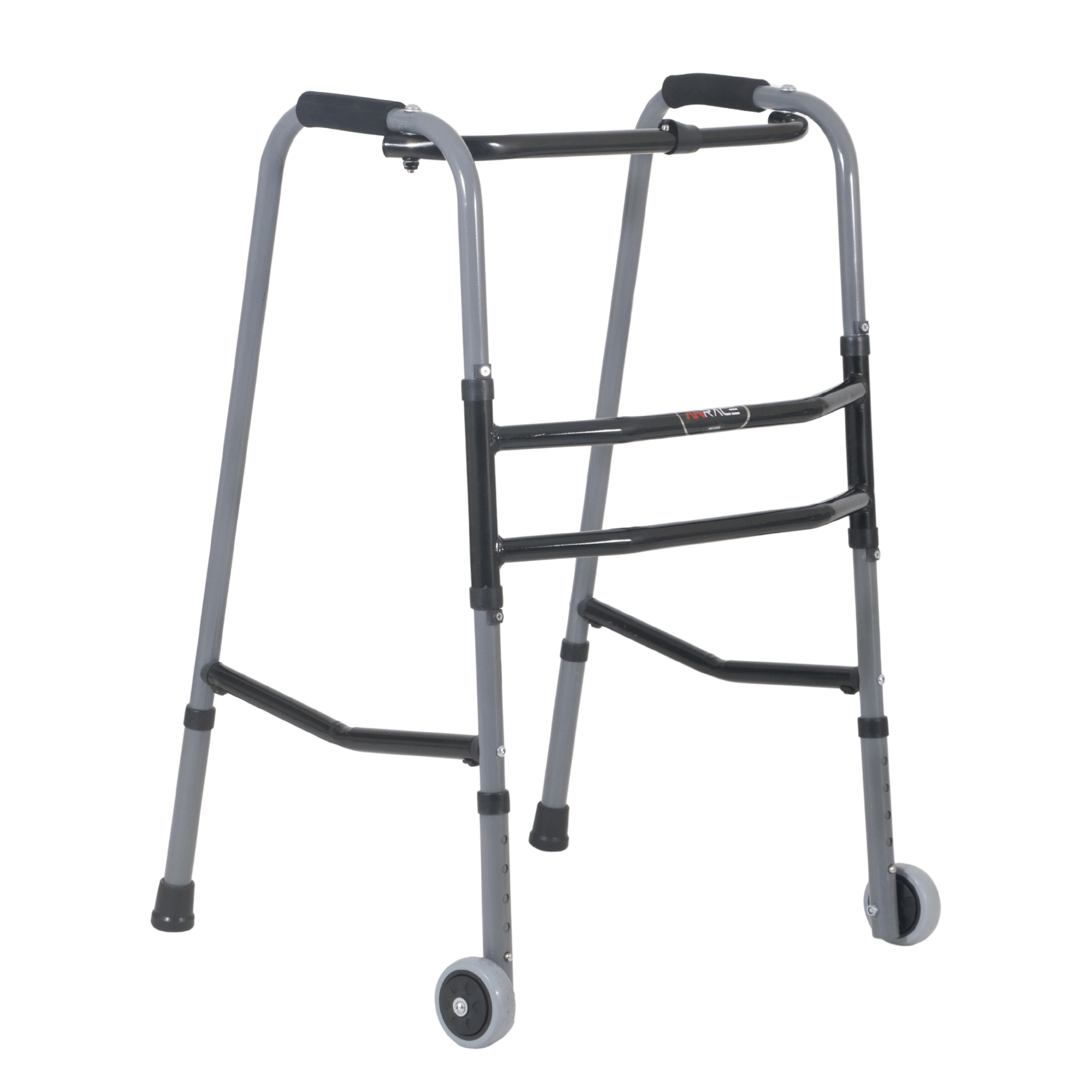 ANFWMS03-3 Folding Walker SteeRoll Double H