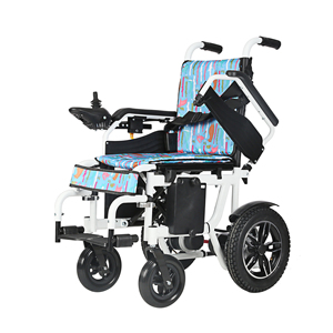 Jerry High Quality Kids Children Aluminium Alloy Foldable Lithium Battery Electric Wheelchair