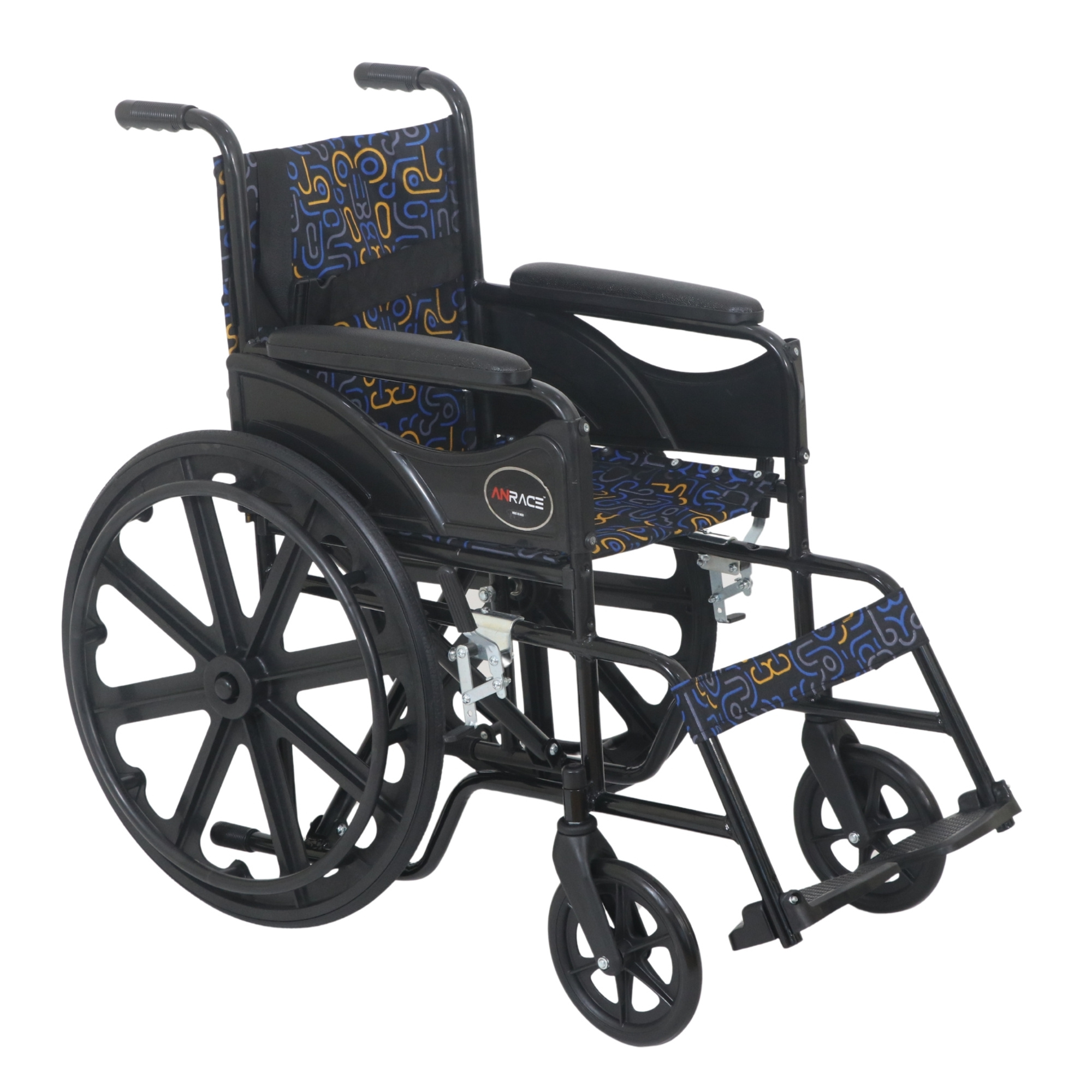 AN802 Premium Folding Pediatric Wheelchair 22 MAG Wheels