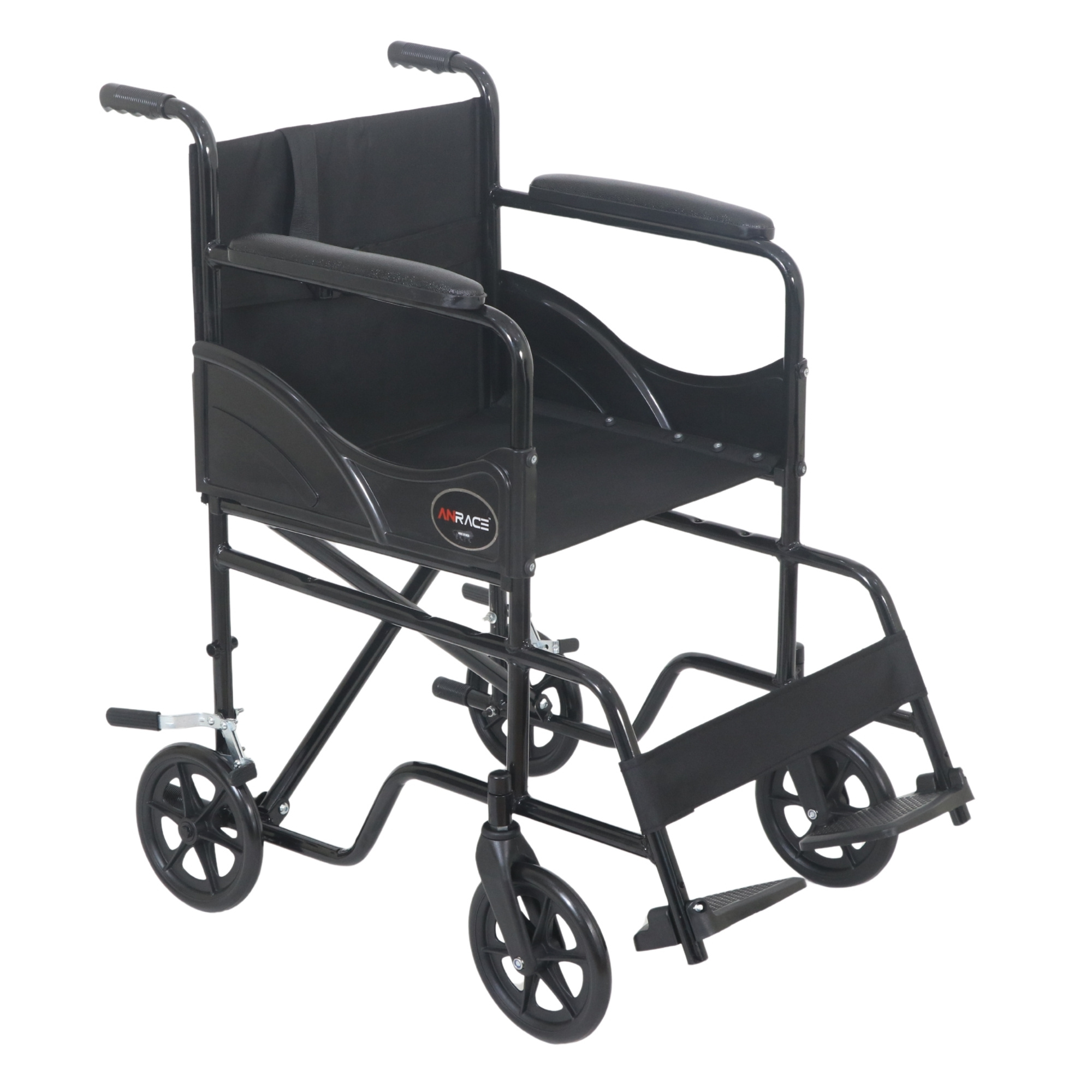 AN80SW8 Folding Transit Wheelchair 8 inch Wheels