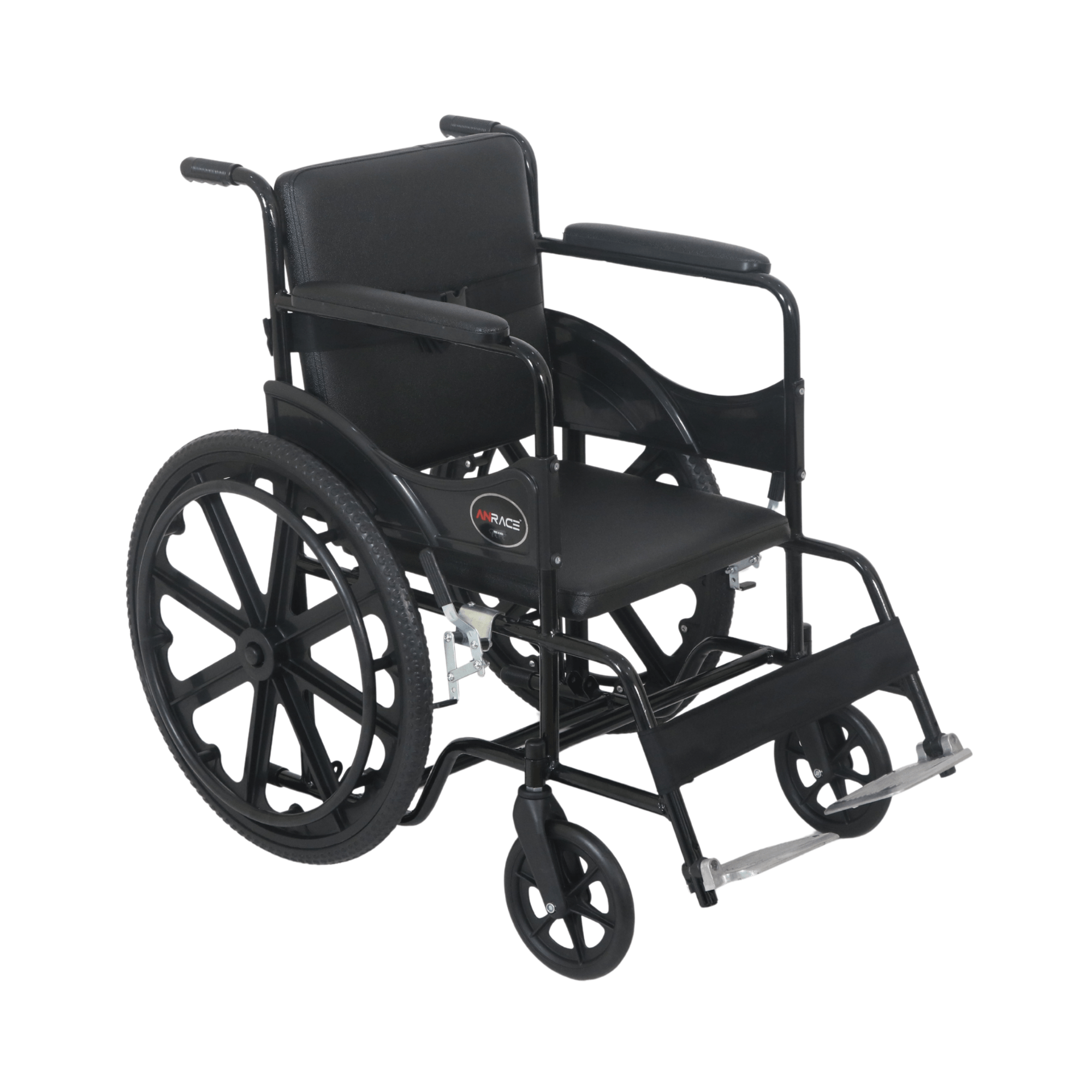 AN001 Premium Fix Wheelchair - Fixed steel frame manual wheelchair