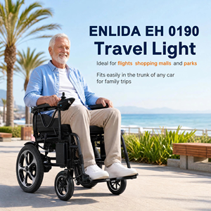 ENLIDA EH0190 Folding Electric Wheelchair 250W Motor